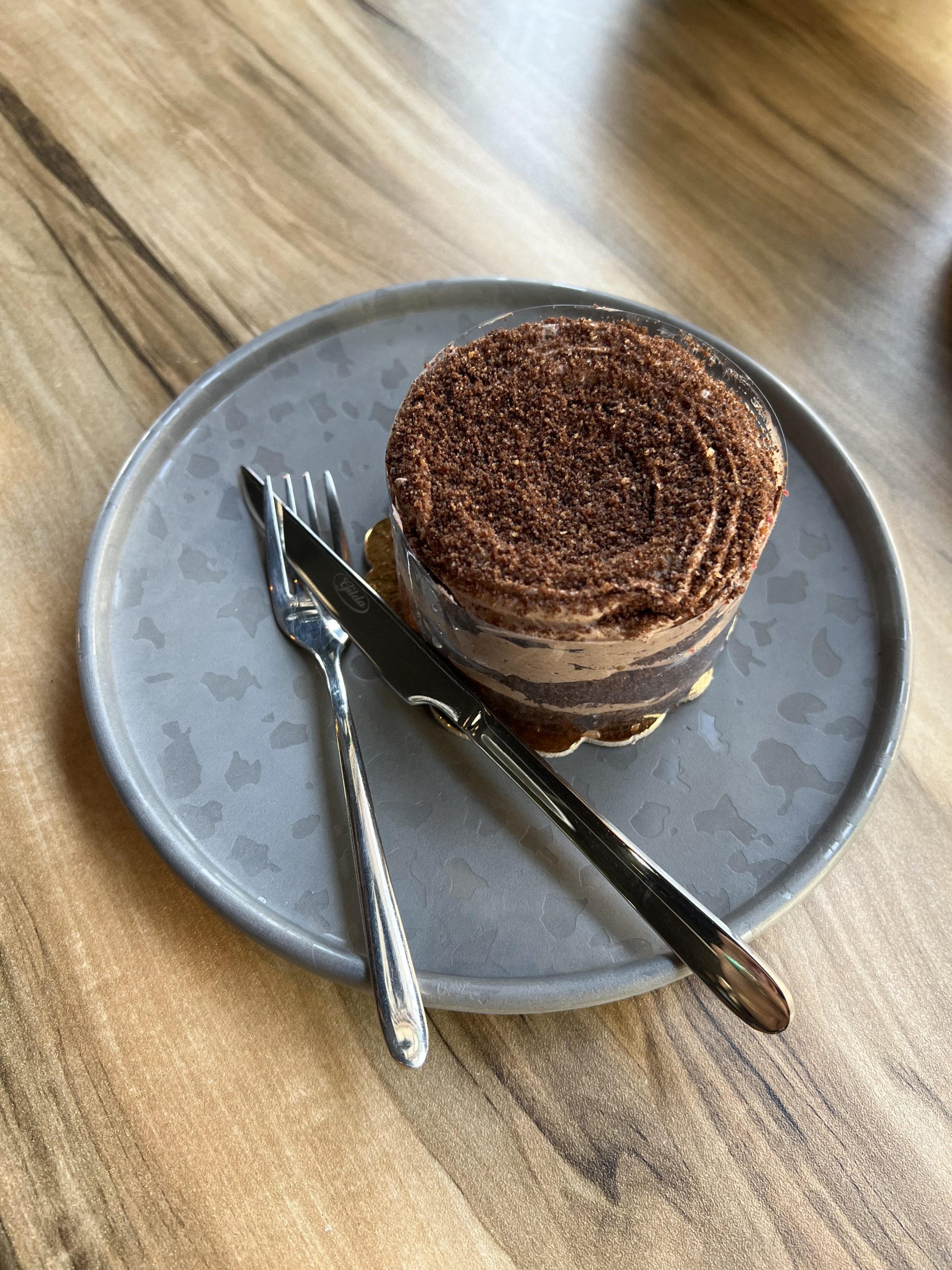 دسر پودری شکلاتی